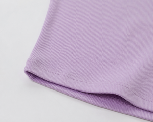 Camiseta sin mangas de algodón acanalado transpirable para mujer, cuello redondo, corte ajustado, informal, básica, para verano, estilo urbano. - Product Image 3