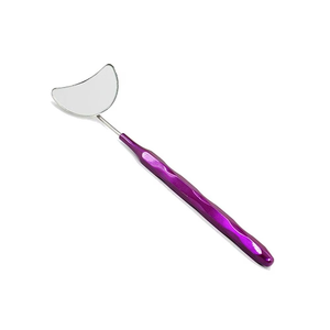 Miroir de contrôle des extensions de cils professionnel personnalisé en acier inoxydable plaqué or, à fixer au mur, outil pour cils, prix raisonnable - Product Image 1