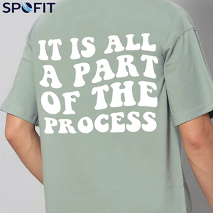 T-shirts pour hommes en coton 100% surdimensionnés avec impression en relief pour un style streetwear, personnalisez votre propre logo, vente en gros de t-shirts pour hommes avec impression en relief - Product Image 3