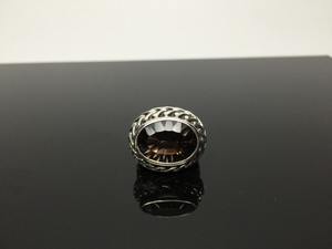 Anillo de Cuarzo Ahumado, Plata de Ley 925, Anillo de Piedra Preciosa Natural Hecho a Mano, Joyería de Estilo Vintage, Regalo para Mujer - Product Image 4