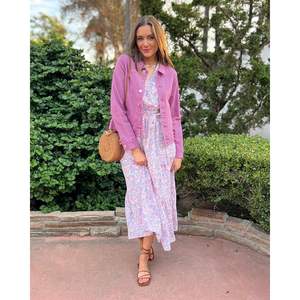 Chaqueta vaquera elástica de manga larga informal elegante a la moda para mujer 2025 estilo occidental con estampado de leopardo y bolsillos - Product Image 1