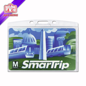 <b>Plastic</b> Business Single Card Name Badge Holder - Product Image 3