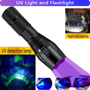 Torcia LED Zoomabile 2-in-1 con Luce UV Bianca, Rilevamento Lunghezza d'Onda 365nm, in Lega di Alluminio, Certificata ROHS, TK/TMEU per Ritiro Autonomo - Product Image 5
