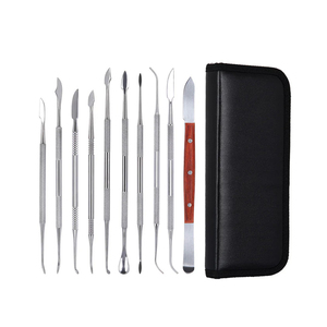 Conçu pour les professionnels, l'ensemble de spatules dentaires manuelles en acier inoxydable offre un contrôle supérieur, une manipulation fluide et une utilisation durable. - Product Image 5
