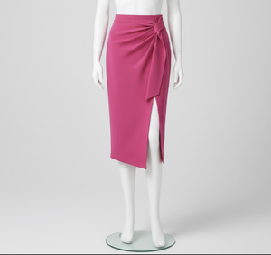 Falda Midi Larga, Fabricante de Ropa de Vietnam, OEM ODM, Ropa de Mujer, Etiqueta Personalizada, Tela Personalizada, Ropa al por Mayor - Product Image 4