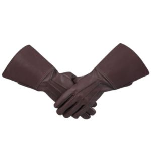 Gants de protection pour les mains en cuir de mouton, résistants à la chaleur, pour le soudage TIG, la construction et la lutte contre les incendies - Product Image 1
