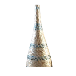 Minimalist Timeless Pearl Shell Inlay Flower <b>Vase</b> For Modern Living Room Hotel Decoration - Product Image 3