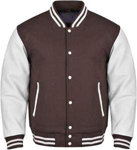 Nouvelle arrivée Veste de baseball Varsity Lettermen 100% laine et manches en cuir S-XL Toutes les couleurs disponibles - Product Image 1