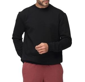 Sweat-shirt uni pour homme 100% coton molletonné - Product Image 1