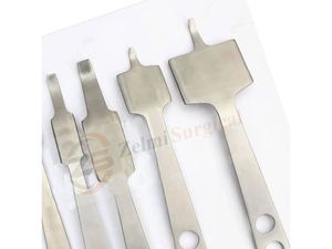 Ensemble de rétracteurs Hohmann Premium 7 pièces, kit d'instruments de chirurgie orthopédique, acier inoxydable allemand, rétracteur orthopédique certifié CE - Product Image 2