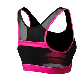 Soutien-gorge de sport yoga grande taille pour femme, respirant, avec logo personnalisé sur le devant, en Spandex/Nylon, à prix abordable et offrant un excellent maintien - Product Image 2