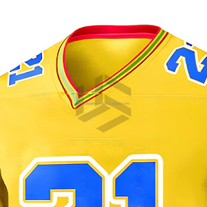 <b>Top</b> Quality Design Custom Football American Jersey 100% Polyester American Football Jersey with Customized Embroidered Logos - Product Image 5