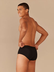 Culotte G-string sexy pour homme, très élastique, en dentelle, avec poche 3D convexe en U, respirante, antibactérienne, taille basse, ornée de perles – Meilleure vente - Product Image 3