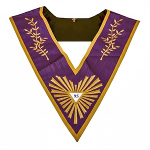 Collier de Cérémonie de la Loge Bleue, Rite de Memphis-Misraim (ORUMM), 95e Degré, Brodé à la Machine - Product Image 5
