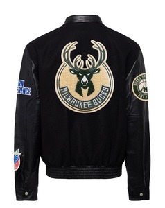 เสื้อแจ็คเก็ตสตรีทแวร์ Milwaukee Wool & Leather สีดำ ป้องกันลม เป็นมิตรกับสิ่งแวดล้อม - Product Image 2