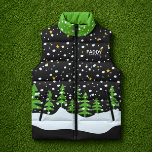 Gilet matelassé personnalisé pour homme, sans manches, imprimé par sublimation, chaud, pour l'hiver, streetwear d'extérieur - Product Image 2