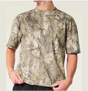 Venta al por mayor Camiseta Oversize de Caza con Hombros Caídos Estilo Hip Hop, Cortavientos, de Poliéster/Algodón con Camuflaje RealTree, Haus - Product Image 3