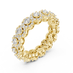 Oceanluxe เครื่องประดับ10K แหวนคริสตัลพรีเมี่ยมสำหรับลุคระดับไฮเอนด์ - Product Image 6