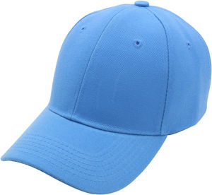 Gorra de Béisbol Unisex Azul de 6 Paneles, Sarga de Algodón, Color Sólido, Ajustable, Informal, para Adultos - Product Image 1