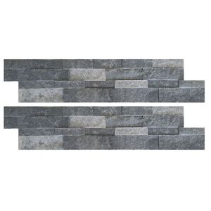 Modern Ledger <b>Marble</b> Stone Tile 4 Rows Split Face Waterproof Exterior Wall Cladding Durable Multi-Color Gray White Beige Black - Product Image 5