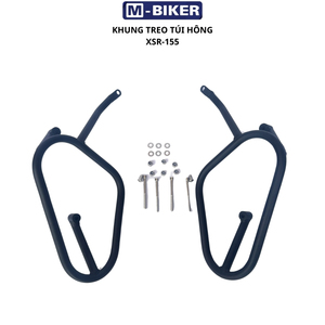 XSR155 M-Biker Rear Side <b>Bag</b> Hanger Stainless Steel Safety Feature 3kg Made in Vietnam - Product Image 1