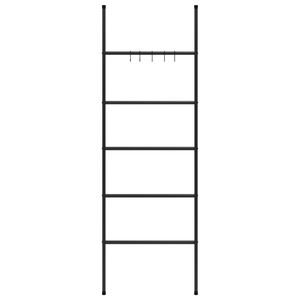 ราวแขวนผ้าขนหนูเหล็กทรงสี่เหลี่ยมทันสมัย สีดำ ดีไซน์สวยงาม ติดผนัง - Product Image 3