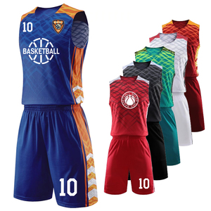 Customized 2026 Wholesale Adults Basketball Jersey Set Plus Size Quick Dry Breathable Blank Red Black Custom Uniform Vest - Product Image 1