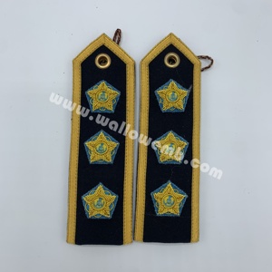 Insignias de Hombro Personalizadas del Capitán de Brunei Real, Bordadas en Oro de Primera Calidad, para Uniformes de Oficiales - Product Image 6