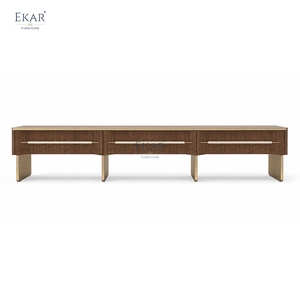 Meuble TV <span class=keywords><strong>en</strong></span> bois de luxe moderne, console multimédia pour salon, meuble TV haut de gamme, centre de divertissement - Product Image 1