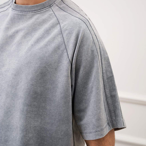 Camisetas con gráficos personalizados, camisetas estampadas para hombre, impresión digital vintage, camiseta con efecto desgastado, camiseta oversize de tela gruesa para hombre - Product Image 2