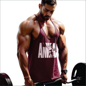 Nouveau débardeur de sport respirant sans manches uni pour homme, personnalisable avec logo frontal, idéal pour le basketball, la course, l'entraînement et la gym - Product Image 3