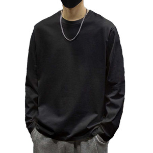 Camiseta Casual de Manga Larga para Hombre, de Alta Calidad, Tejido Premium, Cuello Redondo Cómodo, Ropa Urbana de Moda, Proveedor de Prendas al por Mayor - Product Image 2