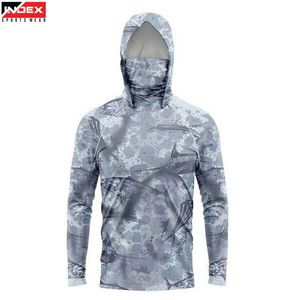 Sweat à capuche de pêche pour homme INDEX, manches longues, impression par sublimation, protection UV, anti-UV, chemise d'extérieur, pull, vêtements de sport - Product Image 1