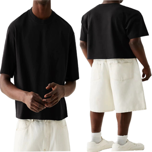 T-shirt pour homme, coupe classique, texture douce, ajustement facile, structure respirante, style minimaliste, pour climat chaud, usage quotidien. - Product Image 6