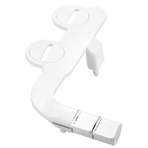 Accessoire de bidet auto-nettoyant à double buse rétractable pour toilettes, pression d'eau réglable, matériau ABS - Product Image 5