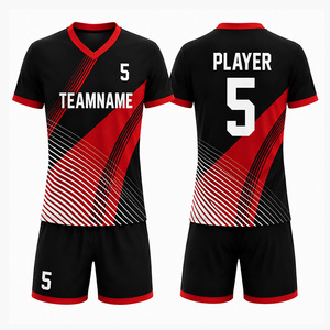 Uniforme de Voleibol y Fútbol Sublimado Personalizado, Secado Rápido, Transpirable, Conjunto de Camiseta de Fútbol sin Mangas para Hombre, 100% Poliéster - Product Image 4