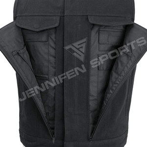 Gilet en toile de coton 100% de bonne qualité, prix raisonnable, vêtements pour hommes, gilet pour moto, gilet en toile unisexe - Product Image 2