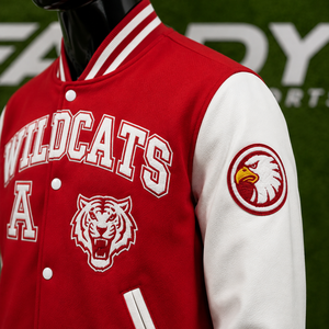 High Quality Custom Varsity <b>Jacket</b> Men Retro Letterman Baseball <b>Jacket</b> Wholesale Streetwear Embroidered Patch Bomber <b>Jackets</b> - Product Image 4