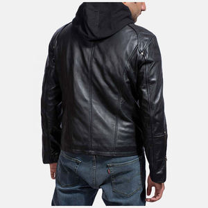 แจ็คเก็ตหนังสำหรับขี่มอเตอร์ไซค์ผู้ชาย รุ่นขายดี คอตั้ง ระบายอากาศ กันน้ำ สำหรับฤดูหนาว พร้อมโลโก้ด้านหน้า - Product Image 2