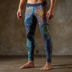 Yoga Wear Sublimation Leggings <b>Men's</b> Workout Fitness Wear Printed Legging <b>Men</b> Gym Exercise Sublimation Leggings <b>Mens</b> - Product Image 3