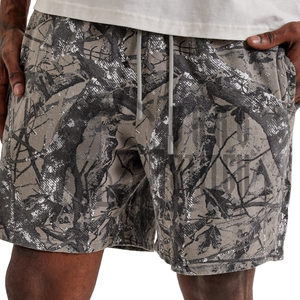 Men’s Custom Camouflage Bermuda Shorts Casual Streetwear Drawstring Shorts with <b>Elastic</b> Waist Breathable Summer Printed Shorts - Product Image 2