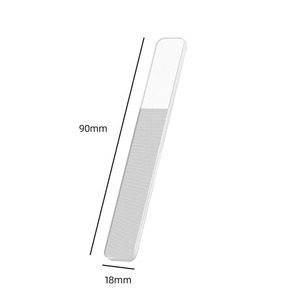 BAFA SURGICAL INSTRUMENTS Lima de uñas transparente desechable de doble cara, grano 100, duradera, con estuche protector para el cuidado de las uñas - Product Image 4