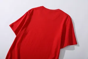 Camisetas de Cuello Redondo para Hombre Hechas en Fábrica, Camisetas Cómodas de Manga Corta 100% Algodón con Logotipo Personalizado, Impresión Digital - Product Image 3