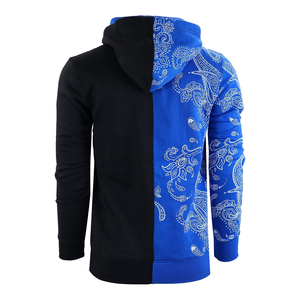 เสื้อสเวตเชิ้ตมีฮู้ดสีเทาสำหรับผู้ชายพร้อมลายพรางสีสันสดใสทรงปกติสวมใส่สบายๆในฤดูใบไม้ร่วง - Product Image 4