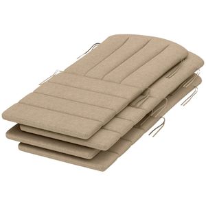 Set di 4 Cuscini Beige per Sedie da Esterno, Cuscini per Sedie da Giardino e Terrazza - Product Image 5