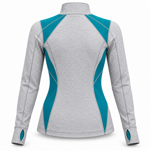 Chaqueta de yoga moderna para mujer que combina comodidad, durabilidad y un diseño a la moda para entrenamientos, clases de fitness y ejercicio al aire libre. - Product Image 2