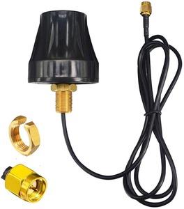 ETEILY Heavy Duty 915MHz Screw Mount Cup Shape Antenna (IP67 5.0dbi Gain) RG174 <b>Cable</b> (L-3Mtr) + for Male Connector Outdoor Use - Product Image 2
