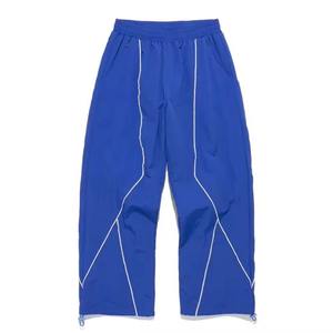 Conjunto Deportivo Reflectante de Alta Calidad para Hombre, Chaqueta Cortavientos con Cuello Alto y Pantalones, para Correr y Entrenar al Aire Libre - Product Image 3