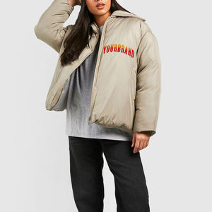 Chaqueta Acolchada con Capucha para Mujer, Diseño ODM, con Exterior e Interior de Algodón, Cálida para Invierno, Diseño Acolchado, Suministro ODM - Product Image 3