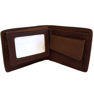 Portefeuille en cuir de vachette véritable pour homme, portefeuille en cuir à poils, portefeuille fin fait main, portefeuille bifold de qualité supérieure en cuir naturel - Product Image 2